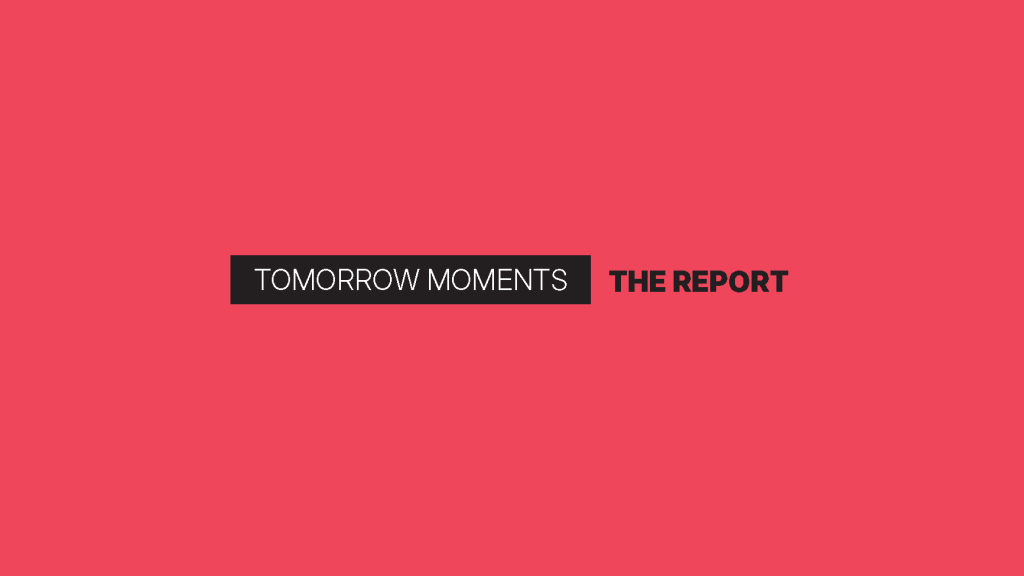 TOMORROW MOMENTS